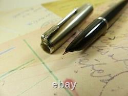 Black Parker 51 Aerometric Fountain Pen restored