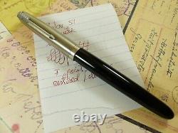 Black Parker 51 Aerometric Fountain Pen restored