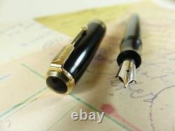 Black Parker Vacumatic Standard DJ Fountain Pen restored