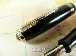 Black Parker Vacumatic Standard DJ Fountain Pen restored