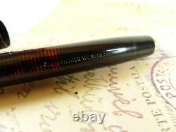 Black Parker Vacumatic Standard DJ Fountain Pen restored