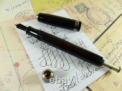 Black Parker Vacumatic Standard DJ Fountain Pen restored