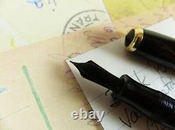 Black Parker Vacumatic Standard DJ Fountain Pen restored