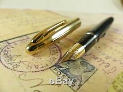 Black Sheaffer Crest Standard Lifetime Fountain Pen restored