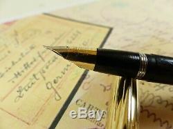 Black Sheaffer Crest Standard Lifetime Fountain Pen restored