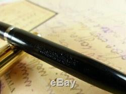 Black Sheaffer Crest Standard Lifetime Fountain Pen restored