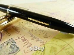 Black Sheaffer Crest Standard Lifetime Fountain Pen restored