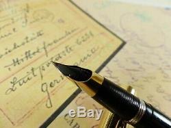 Black Sheaffer Crest Standard Lifetime Fountain Pen restored