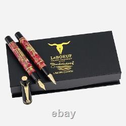 Brand New 2023 LeBOEUF Charles Dickens Fountain Pen Limited Edition F or M Nib