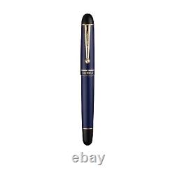 Brand New LeBOEUF DIAMOND COLLECTION Royal Navy Blue Fountain Pen F or M Nib