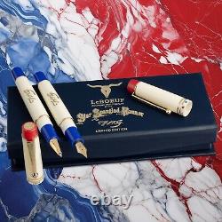 Brand New LeBOEUF Francis Scott Key Fountain Pen Limited Edition F or M Nib