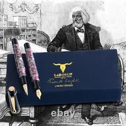 Brand New LeBOEUF Frederick Douglas Fountain Pen Limited Edition F or M Nib