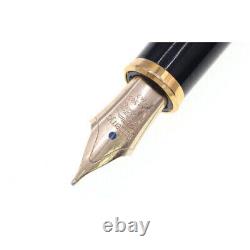 Burberry fountain pen beige black nib 14K used writing instrument accessory busi