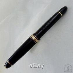 C1957 Celluloid Montblanc 144G Fountain Pen with Long Ink Window 14K Medium Nib