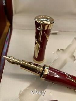 Caran D'ache Harmony Red Lacuered Fountain Pen Limited Edition 808/888