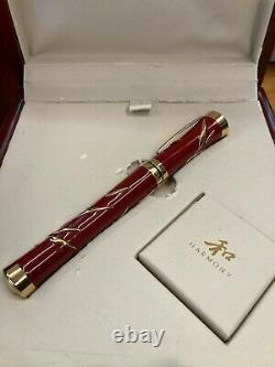 Caran D'ache Harmony Red Lacuered Fountain Pen Limited Edition 808/888