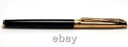 Caran D'ache Madison Bicolor Black & Gold Fountain Pen Med 18c Nib 4690.482m 1