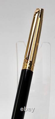 Caran D'ache Madison Bicolor Black & Gold Fountain Pen Med 18c Nib 4690.482m 1