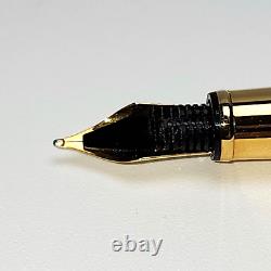 Caran D'ache Madison Bicolor Black & Gold Fountain Pen Med 18c Nib 4690.482m 1