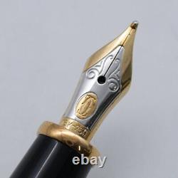 Cartier Cartier Fountain Pen Diabolo de Cartier ST180004 Black Gold Nib 18K