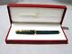 Cartier Dandy Green Ebonite Lmtd Edition Fountain Pen 18k Nib 0853/1847 -nib