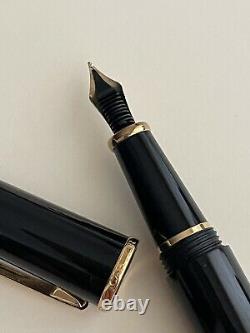 Cartier Diabolo Black Composite Gold Trims Fountain Pen