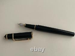 Cartier Diabolo Black Composite Gold Trims Fountain Pen