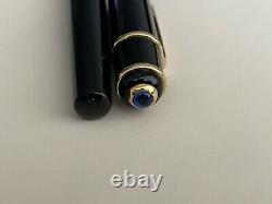 Cartier Diabolo Black Composite Gold Trims Fountain Pen