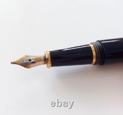 Cartier Diabolo Fountain Pen Black 18K Nib Box with ink from Japan