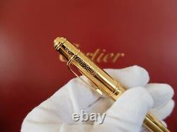 Cartier Diabolo India Inspiration Fountain Pen NEW Compl. Set W. /Stamped Cert
