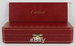 Cartier Diabolo St180004 Black Composite With Gold Plated Trim Fountain Pen Nice