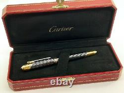 Cartier Fountain Pen Cougar Edition 1992 Nib Gold 18k 750 & Carbon