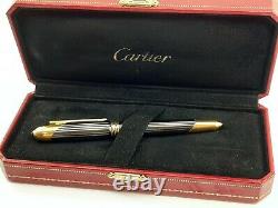 Cartier Fountain Pen Cougar Edition 1992 Nib Gold 18k 750 & Carbon