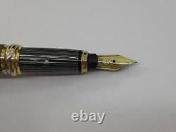 Cartier Fountain Pen Cougar Edition 1992 Nib Gold 18k 750 & Carbon