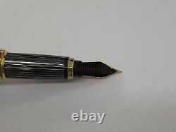 Cartier Fountain Pen Cougar Edition 1992 Nib Gold 18k 750 & Carbon