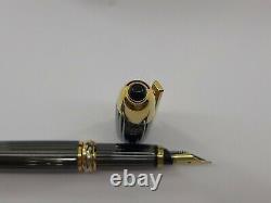 Cartier Fountain Pen Cougar Edition 1992 Nib Gold 18k 750 & Carbon