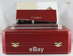 Cartier Limited Edition China Inspiration Black Lacquer Palladium Fountain Pen