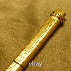 Cartier Paris Vandome Trinity Fountain Pen Gold Color Trim No Box