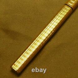 Cartier Paris Vandome Trinity Fountain Pen Gold Color Trim No Box