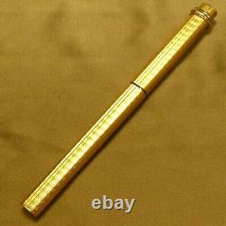 Cartier Paris Vandome Trinity Fountain Pen Gold Color Trim No Box