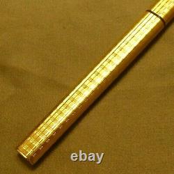 Cartier Paris Vandome Trinity Fountain Pen Gold Color Trim No Box