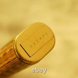 Cartier Paris Vandome Trinity Fountain Pen Gold Color Trim No Box