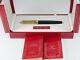 Cartier Pasha Black Lacquer And Gold Plated Black Clip Fountain Pen B Near Mint
