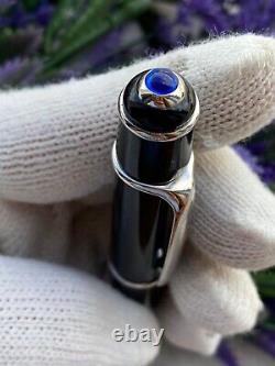 Cartier Platinium Diabolo Fountain Pen Gold Nib 18k 750 Made In France