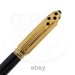 Cartier Stylo Panthere Black Lacquer Fountain Pen