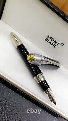 Casual Montblanc Black Ferrari Edition Fountain Pen Medium Nib Used with Box