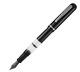 Conklin Heritage Word Gauge Fountain Pen, Black, Medium Nib, New In Box