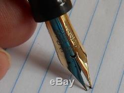 Conklin Vintage Endura Symetrik Fountain Pen-black -working