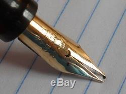 Conklin Vintage Endura Symetrik Fountain Pen-black -working