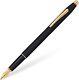 Cross Classic Century Black Fountain Pen Fine Nib 23kt Gold Traditional Style